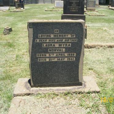 NORVAL Laura Myra 1888-1941