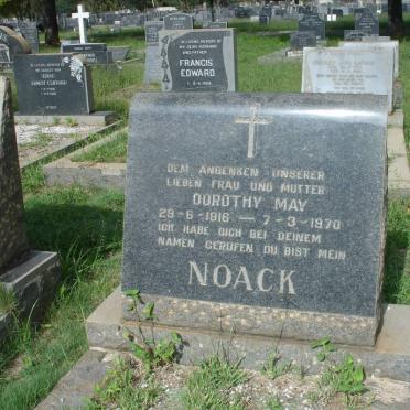 NOACK Dorothy May 1916-1970
