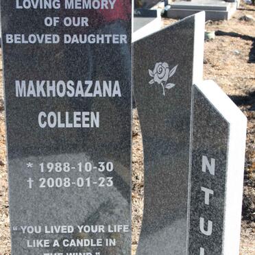 NTULI Makhosazana Colleen 1988-2008