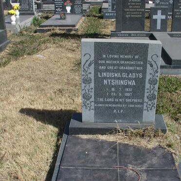 NTSHINGWA Lindiswa Gladys 1932-1997