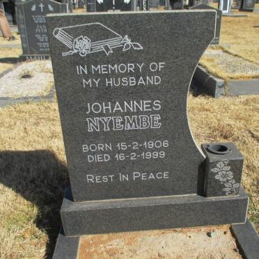 NYEMBE Johannes 1906-1999