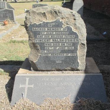 O'BRIEN Vincent Walsh -1931 &amp; Eugenie Minka CASS 1883-1966