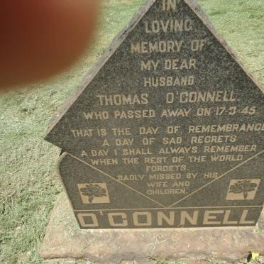 O'CONNELL Thomas -1945