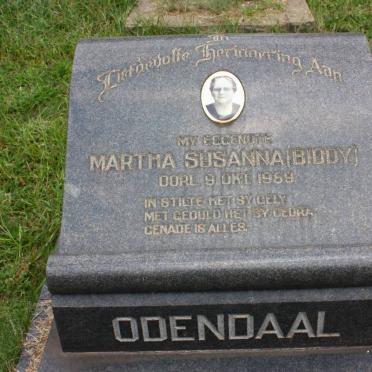 ODENDAAL Martha Susanna -1969