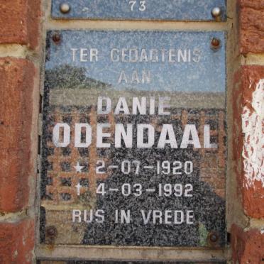 ODENDAAL Danie 1920-1992