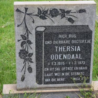 ODENDAAL Thersia 1975-1975