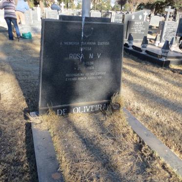 OLIVEIRA Rosa N.V., de 1936-1969