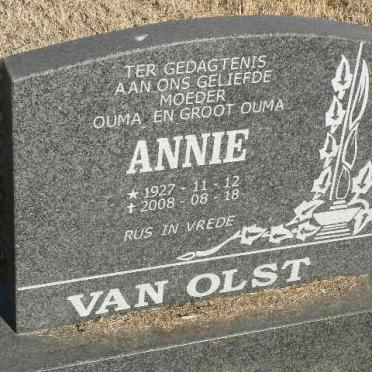 OLST Annie, van 1927-2008