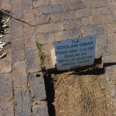 OMAR Goolam -1997