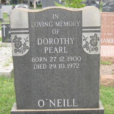 O'NEILL Dorothy Pearl 1900-1972