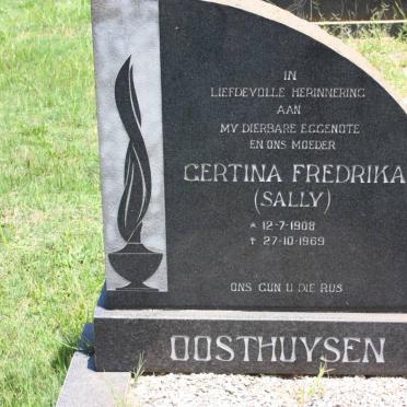 OOSTHUYSEN Gertina Fredrika 1908-1969