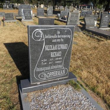 OPPERMAN Nicolaas Edward Richard 1946-1982