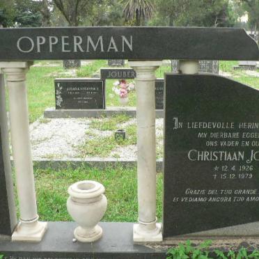 OPPERMAN Christiaan Josia 1926-1979