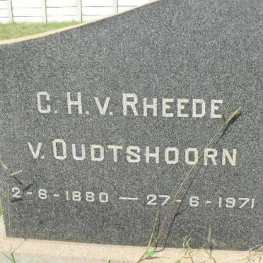 OUDTSHOORN C.H., v. Rheede v. 1880-1971