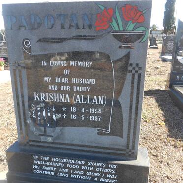 PADOTAN Krishna 1954-1997