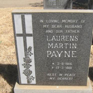 PAYNE Laurens Martin 1916-1981