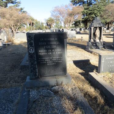 PADEIRO Rosa Correia 1912-1969