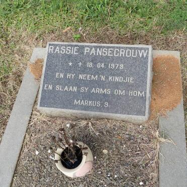 PANSEGROUW Rassie 1979-1979