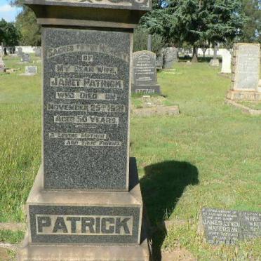 PATRICK Janet -1921