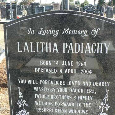 PADIACHY Lalitha 1964-2004