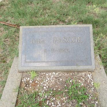 PASCOE Baba -1956