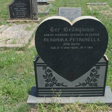 PELSER Hendrika Petronella nee SMITH 1914-1961