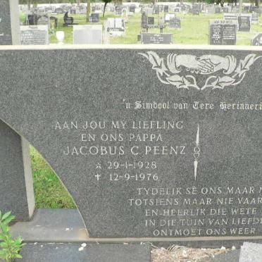 PEENZ Jacobus C. 1928-1976