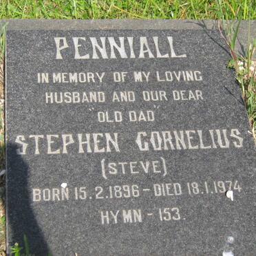 PENNIALL Stephen Cornelius 1896-1974