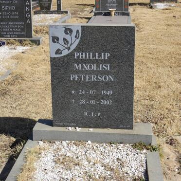 PETERSON Phillip Mxolisi 1949-2002