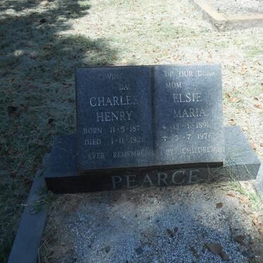 PEARCE Charles Henry 1878-1926 &amp; Elsie Maria 1891-1976