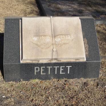 PETTET George Lowin 1890-1975 &amp; Laura Ellen 1889-1957