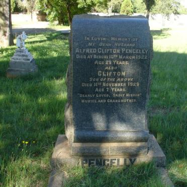 PENGELLY Alfred Clifton -1922 :: PENGELLY Clifton -1929