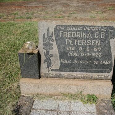 PETERSEN Fredrika G.B. 1917-1922