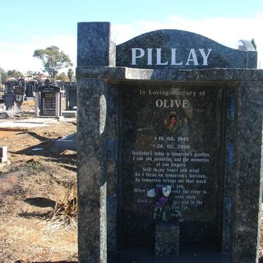 PILLAY Olive 1945-2006