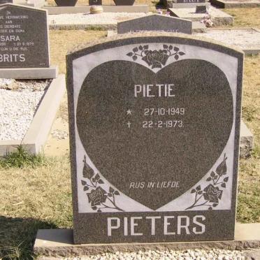 PIETERS Pietie 1949-1973