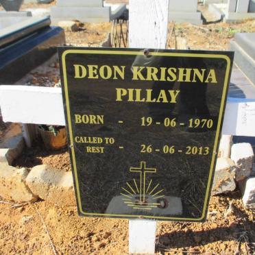 PILLAY Deon Krishna 1970-2013
