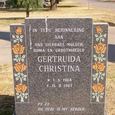 PIETERS Gertruida Christina 1904-1987