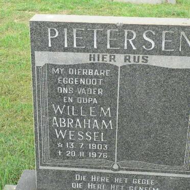 PIETERSEN Willem Abraham Wessel 1903-1976
