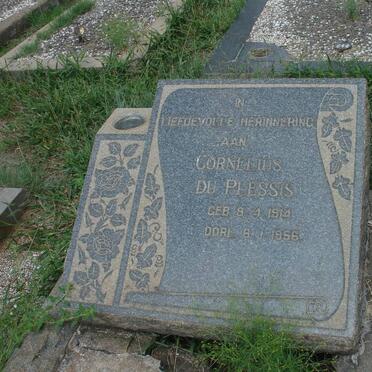 PLESSIS Cornelius, du 1914-1956