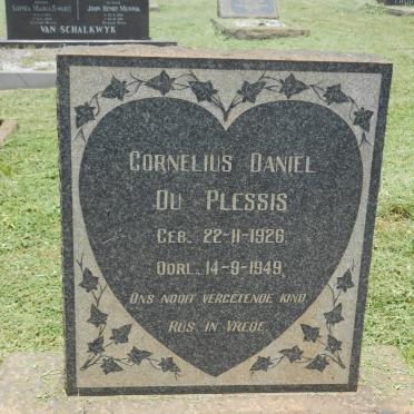 PLESSIS Cornelius Daniel, du 1926-1949