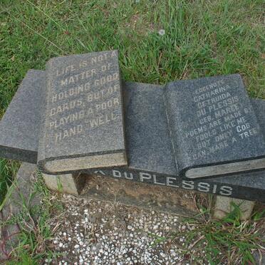 PLESSIS Catharina Gertruida, du nee MAREE