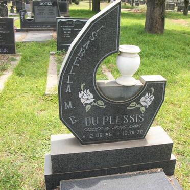 PLESSIS Isabella M.C., du 1955-1970