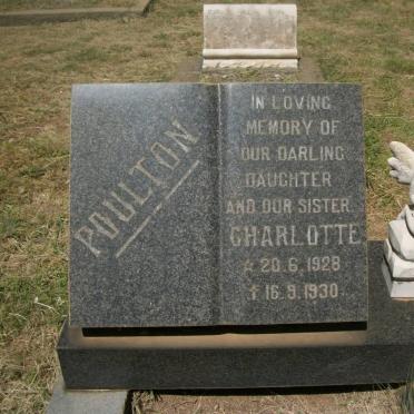 POULTON Charlotte 1928-1930