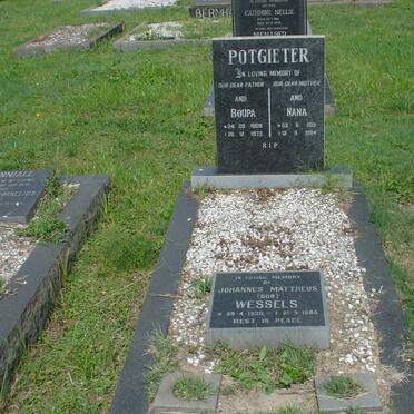 POTGIETER Boupa 1909-1973 &amp; Nana 1919-1994 :: WESSELS Johannes Mattheus 1930-1985