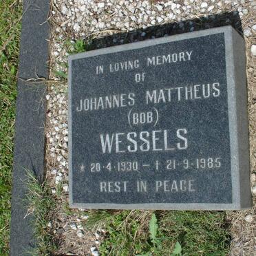 WESSELS Johannes Mattheus 1930-1985