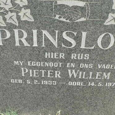 PRINSLOO Pieter Willem 1933-1974