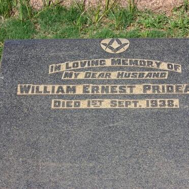 PRIDEAUX William Ernest -1938