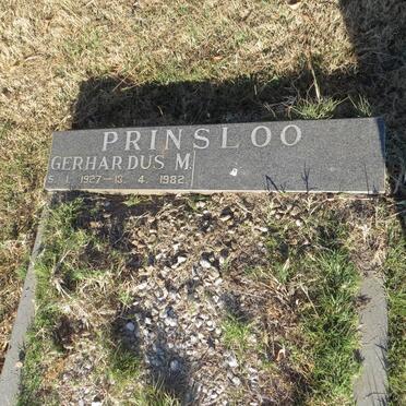 PRINSLOO Gerhardus M. 1927-1982