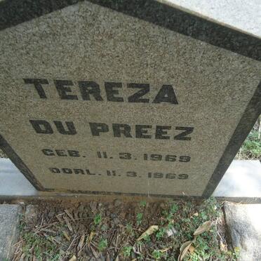 PREEZ Tereza, du 1969-1969