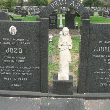 PRULAR Jozo 1902-1982 :: GREIF Ljubica formerly PRUGAR nee LISICA 1923-1991